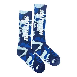 Hellstar Logo Socks Camo Blue