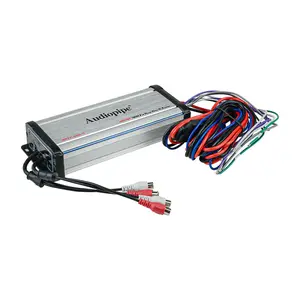 Audiopipe 4 Ohm 200W 4 Channel Full Range Class D Marine Weatherproof Amplifier