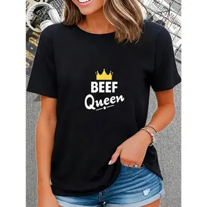 100% Cotton Beef Queen Shirt - Funny Beef T-Shirt T-Shirt