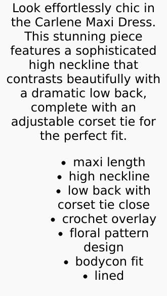 Carlene Maxi Dress - Natural