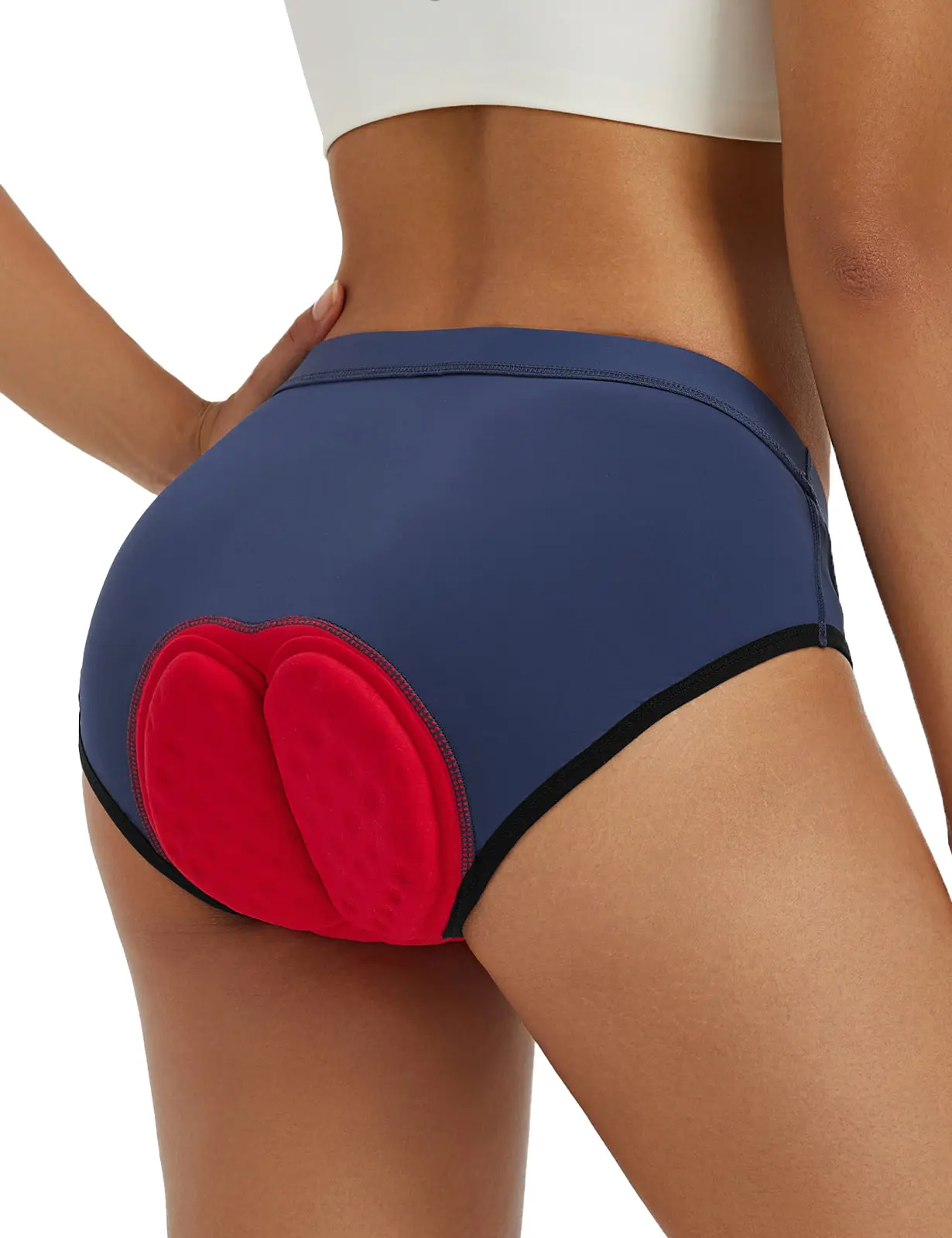 baleaf Women's 4D Padded Biker Shorts, Breathable Cycling Underwear with Sun Protection for Road & Mountain Biking