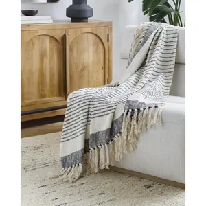 Livabliss Becki Owens x Prolo Modern Striped Pattern Throw Blanket