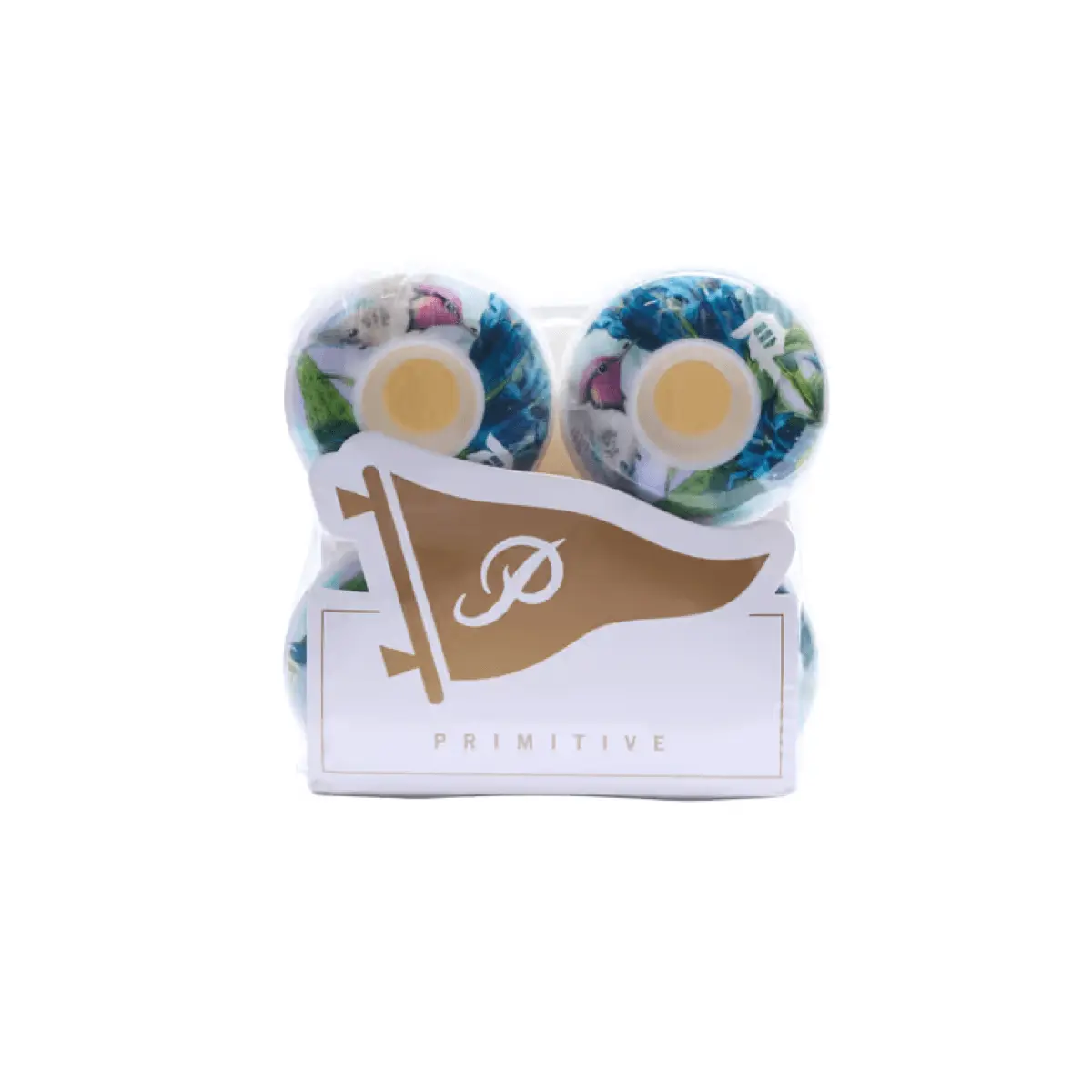 Primitive Skateboarding Humming Team Wheels, 53MM Wheels for Skate Enthusiasts