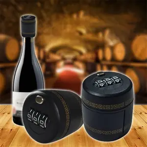 Drink Safe Reusable Childproof Password Lock Wine Bottle Stopper