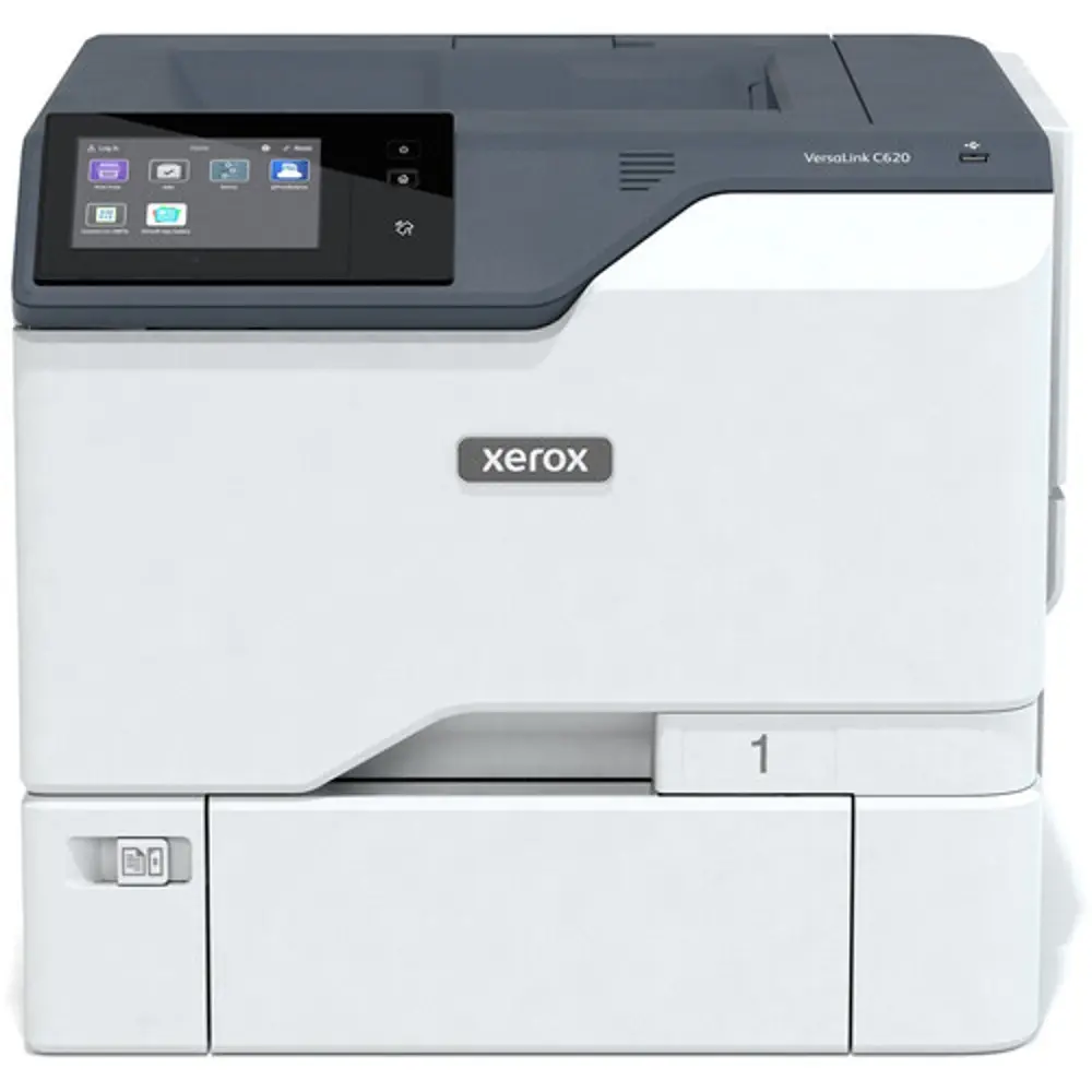 Xerox VersaLink C620/DN Color Printer - White, High-Quality Printing, Intuitive Touchscreen UI