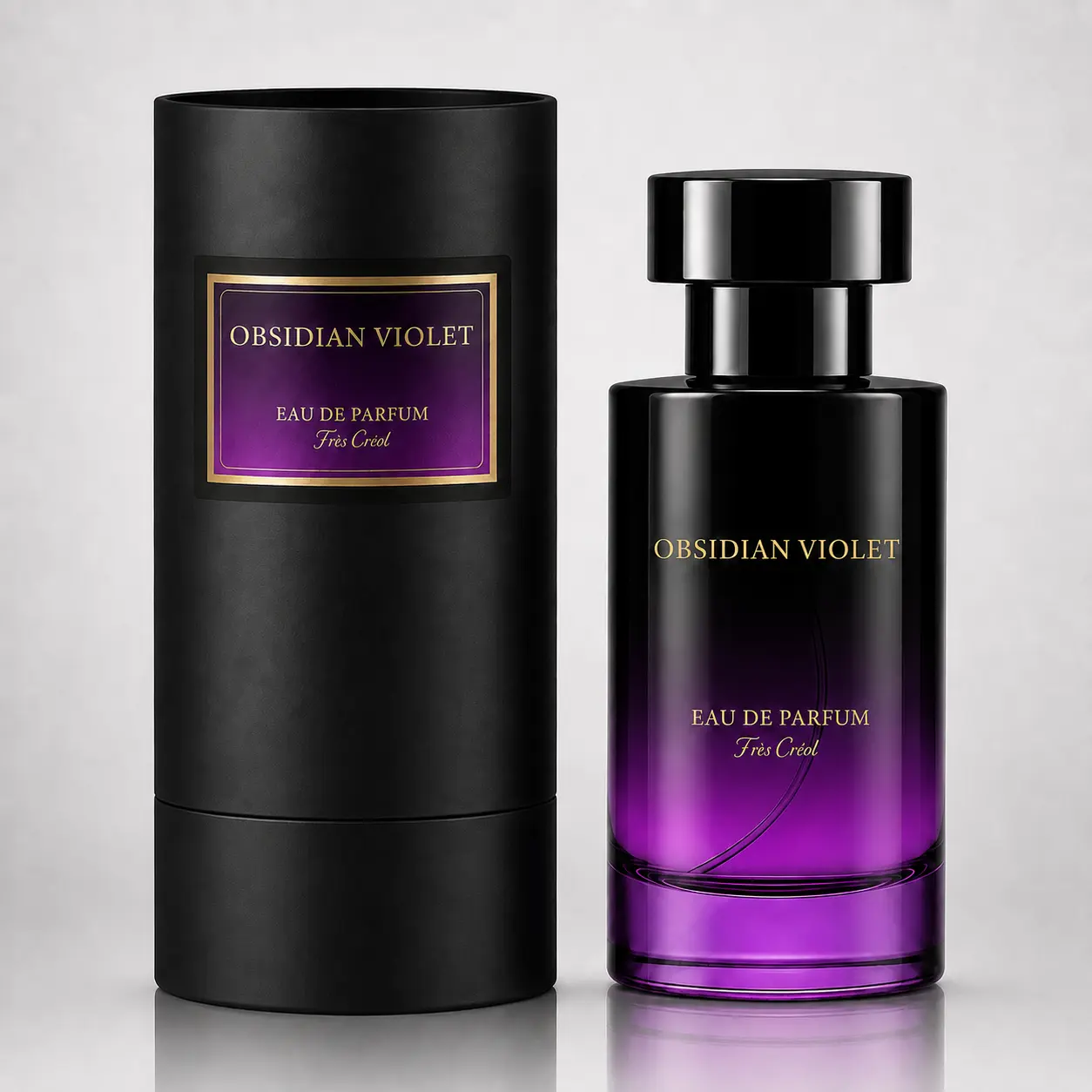 Fiss Creat Obsidian Violet Eau de Parfum Spray - Long-Lasting Floral Gourmand EDP, Aromatic Floral Jasmine Blend, Elegant Women's Fragrance, Perfumes for Women Ideal for Gifts,vacationoutfits,beachoutfits,summer outifit