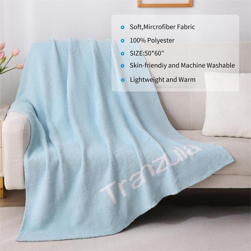 3-Piece Luxury Travel Set, Throw Blanket With Convenient Carry Handle & Silky Satin Eye Mask, Stylish HeadbandHypoallergenic Polyester, Perfect For On-The-Go Comfort & Home Use (50"×60")