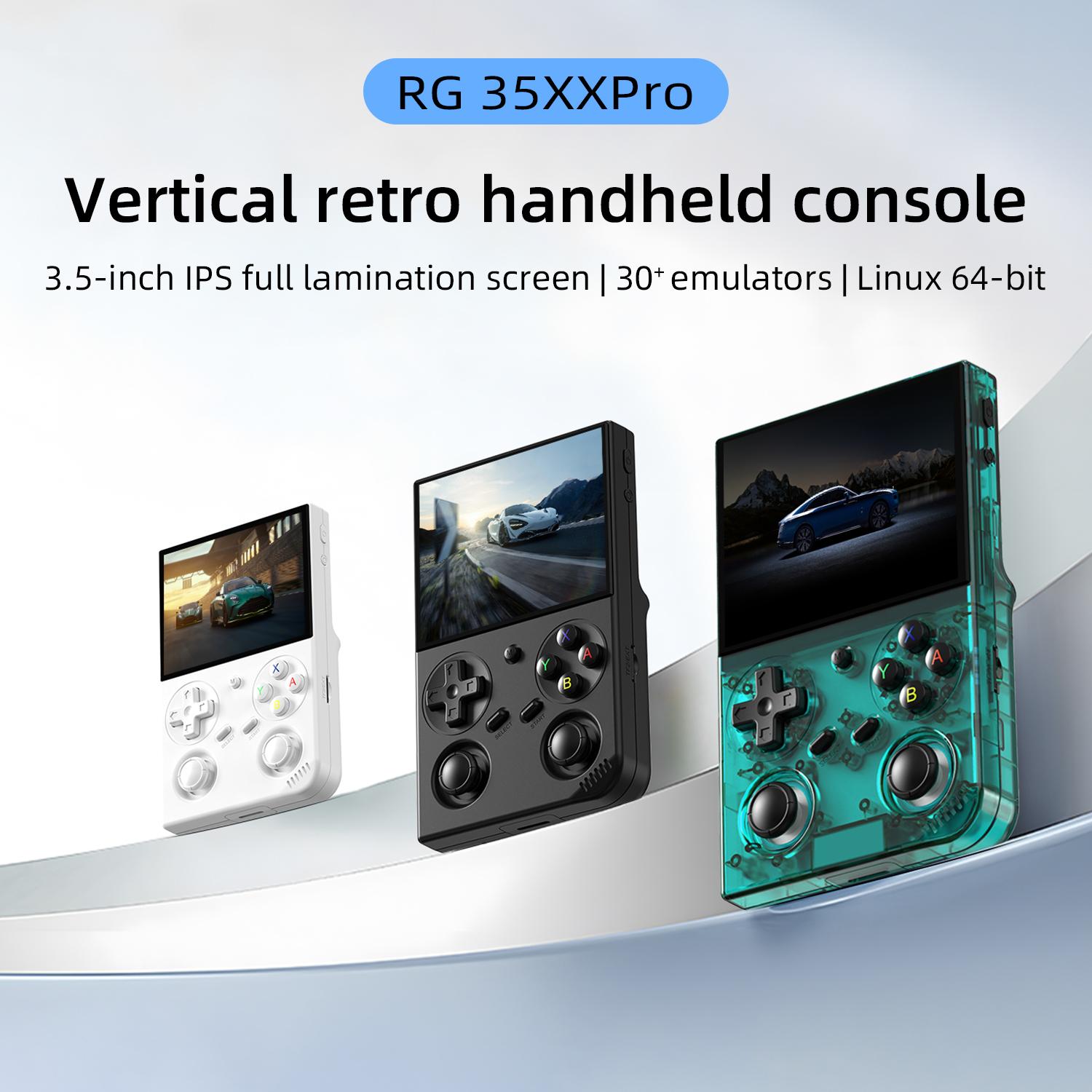 ANBERNIC RG 35XXPro Retro Handheld Game Console 3.5 inch Linux 64-bit System H700 Battery 3200mAH rg35XXPro Gaming Consoles Anniversary Gifts