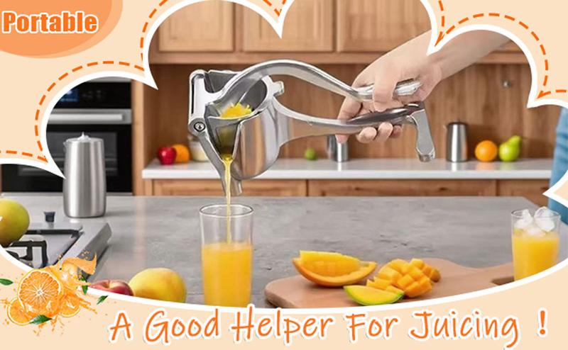 Aluminum manual press -Silent Hand juicer Effortless vegetable & Fruit Juice Extraction at Home!