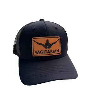 Playful Statement Trucker Hat| Leather Patch Hat| Breathable Mesh Back Cap| Unique Gift for Couples, Husband or Friends| A fun Valentine’s Day gift