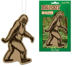 BIGFOOT Car Air Freshener - Deluxe Sasquatch (Pine Scent) - Archie McPhee