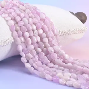 Kunzite Pebble Nugget Beads 5-8mm 7-12mm Strand