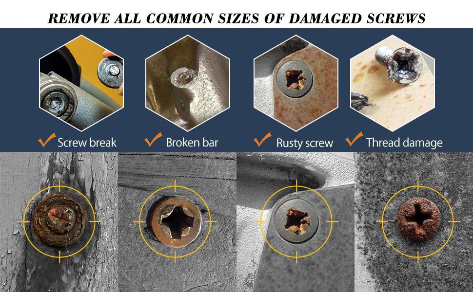 Gifts for Men,Damaged Screw Extractor Set,Fathers Day Gifts for Dad from Daughter Son,Mens Gifts for Dad,Husband,Stripped Screws Nuts & Bolts Drill Bit Tools for Easy Removal of Rusty Broken Screw Gifts for Men,Damaged Screw Extractor Set,Fathers Day Gifts for Dad from Daughter Son,Mens Gifts for Dad,Husband,Stripped Screws Nuts & Bolts Drill Bit Tools for Easy Removal of Rusty Broken Screw