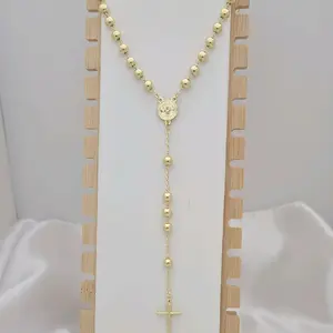 Rosario 932 san benito unisex gold plated