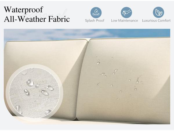 【1 or 2 Packages Shipping】Phivilla Home Outdoor Patio Rattan Furniture Set with Acacia Wood Coffee Table, Thick Cushions – 3/7-Piece Sofa Set for Balcony, Porch & Patio, SpringGlowUp