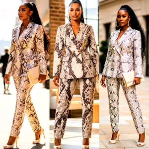 2pc Snake Print Suit S-XL (NO RETURNS NO EXCHANGES)