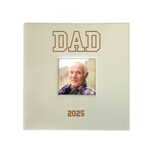 Dad EST. 2025 Personalized Photo Album â€“ 200-Photo Keepsake for New Fathers
