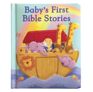 Baby's First Bible Stories Padded Board Book - Gift for Easter, Christmas, Communions, Newborns, Birthdays, Beginner Bible- Board Book