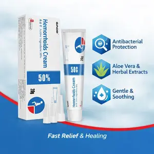 50% Inactive Ingretient Hemorrhoids Treatment Ointment Cream for Women and Men, Body Care Herbal Cream, Itching, Burning and Discomfort Pain Relief