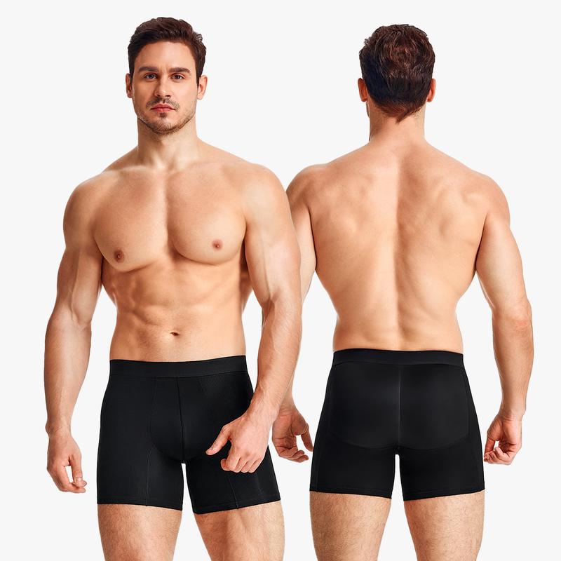 Nebility Mens 3D Butt Lift Enhancing Shapewear Boxer Briefs with Built-in One-Piece Fixed Hip Pad, Seamless Compression Underwear with High Elastic Waistband, 3D Contour Cut, Breathable Stretch Fabric for Tummy Control & Daily Support, Moisture-Wicking Nebility Mens 3D Butt Lift Enhancing Shapewear Boxer Briefs with Built-in One-Piece Fixed Hip Pad, Seamless Compression Underwear with High Elastic Waistband, 3D Contour Cut, Breathable Stretch Fabric for Tummy Control & Daily Support, Moisture-Wicking