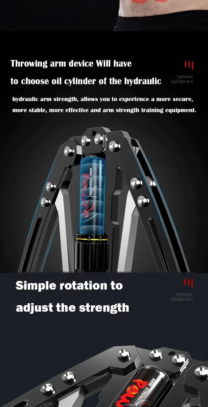 Hydraulic Arm Force Blaster Safe Adjustable Resistance Chest Workout Equipment For Home Gym Strength Training