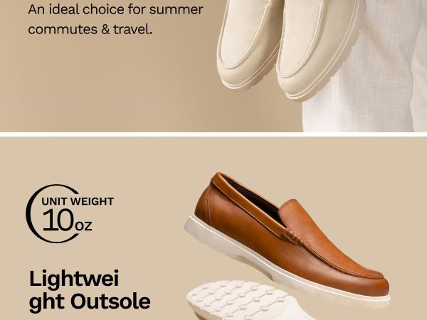 Bruno Marc Men's Lightweight Slip-On Loafers