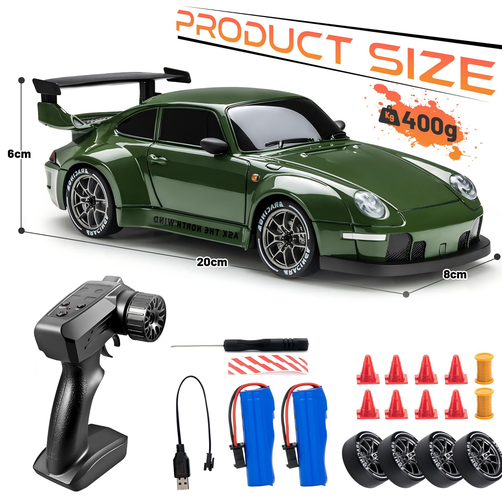 【RC-Kid's Gifts】2.4GHz Remote Control Car, 1:24 Scale RC Drift Car,4WD Racing Car With 2 Rechargeable Batteries & LED Lights,Remote Control Mode Easy for Kids & Beginners,Compact Portable Design,Fun Indoor & Outdoor Play Gift #Toys Gift Preferred Fro Kids 【RC-Kid's Gifts】2.4GHz Remote Control Car, 1:24 Scale RC Drift Car,4WD Racing Car With 2 Rechargeable Batteries & LED Lights,Remote Control Mode Easy for Kids & Beginners,Compact Portable Design,Fun Indoor & Outdoor Play Gift #Toys Gift Preferred Fro Kids
