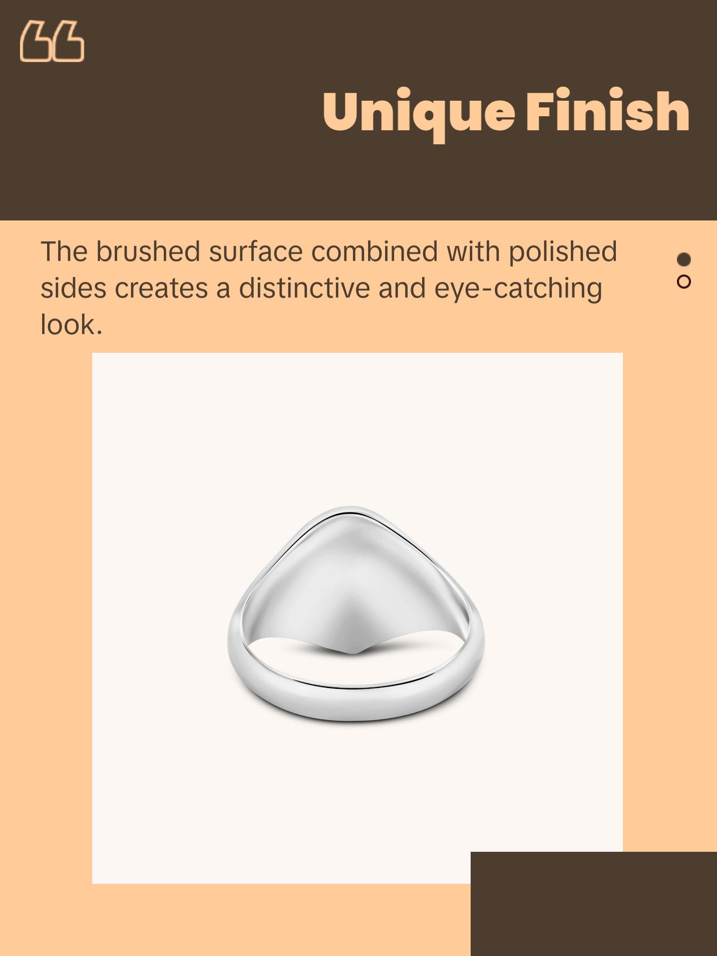 Signature Engravable Signet Ring