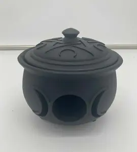 Triple Moon Cauldron Pot