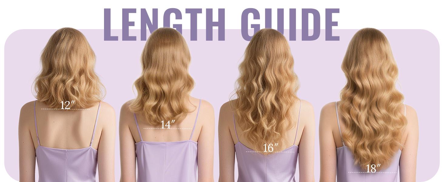 Full Shine Wire Weft Hair Extensions Human Hair Invisible Fishing Wire Adjustable