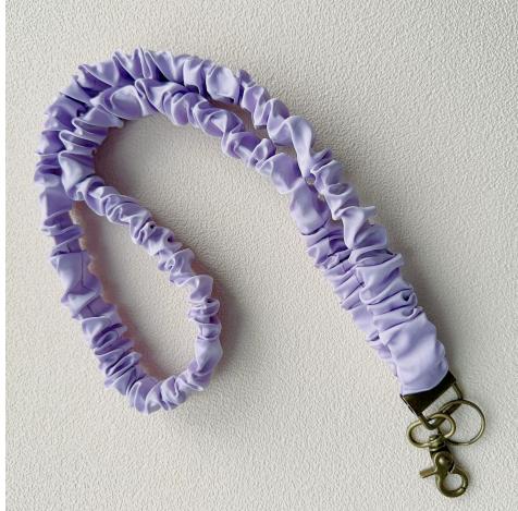 Elastic Hairband Lanyard Keychain for Women Hands-Free ID Key Holder Necklace Stretchy Lightweight Design Cute Practical Accessory for Teachers Office School Travel Daily Use Gift Giving