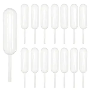 Cupcakes Pipettes, 100PCS 4Ml Clear Plastic Transfer Liquid Dropper Pipettes, Suitable for Chocolate or Strawberries Cupcakes, Ice Cream, Mini Cakes, Waffles, Children'S Painting, Kitchen Supplies yuntop
