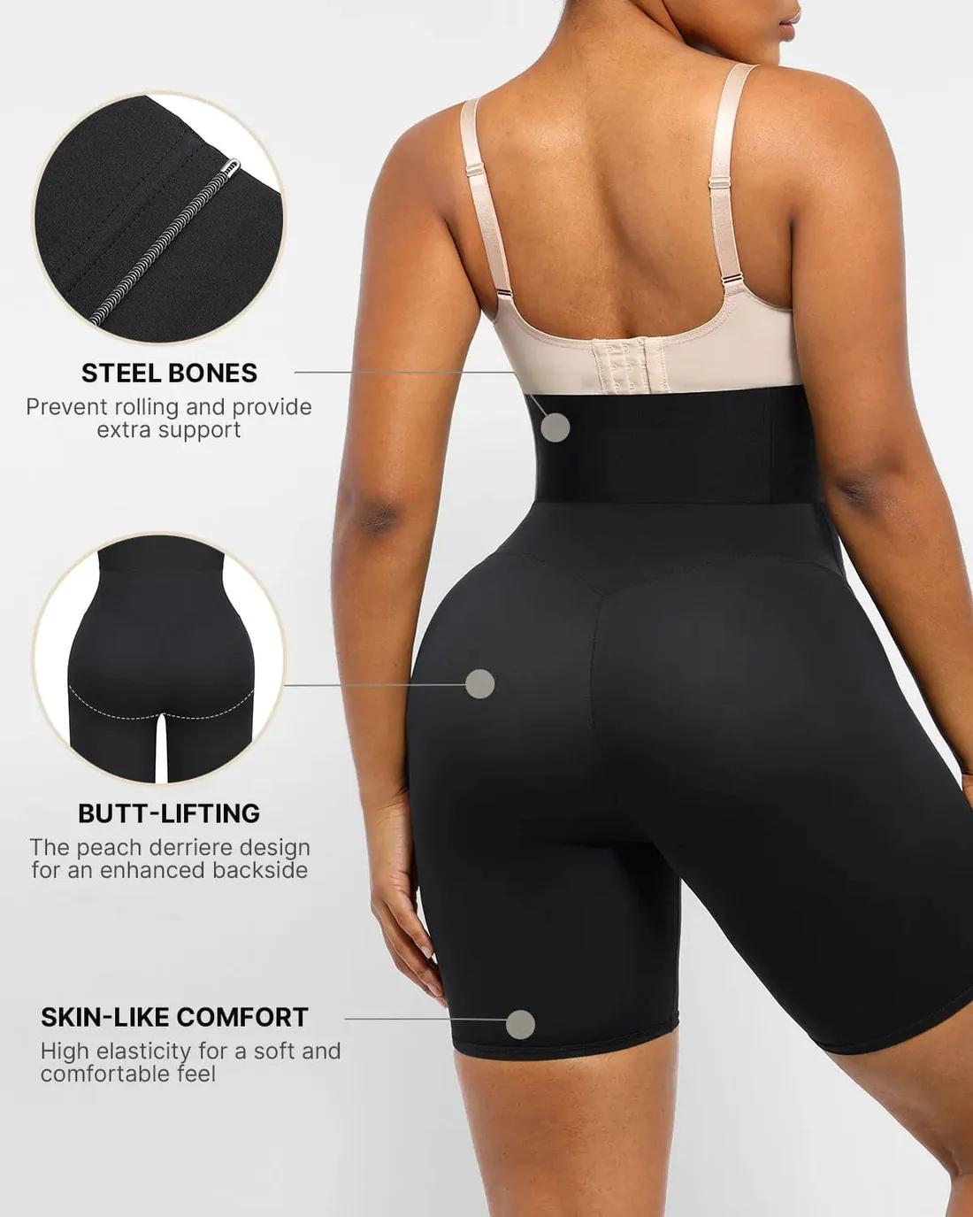 outlet Shapellx AirSlim Waistband Workout Shaping Shorts Sales