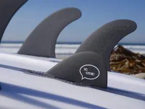 Ho Stevie! Stabilizer Surfboard Fin (Center/5th Fin) Twin Tab or Single Tab Sizes + Fin Key and Screws Size: Single Tab