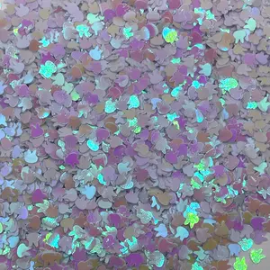 White Bunny Shaped Glitter