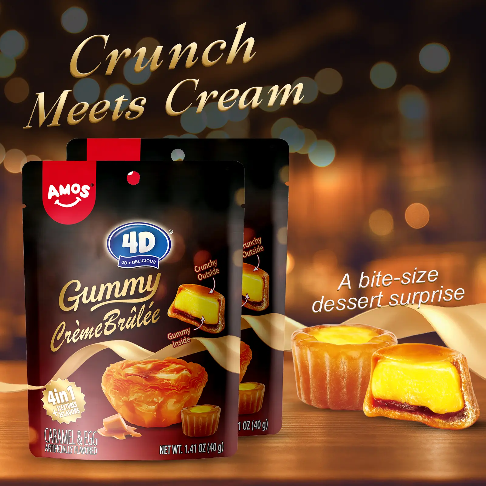 2 packs Creme Brolee Gummies