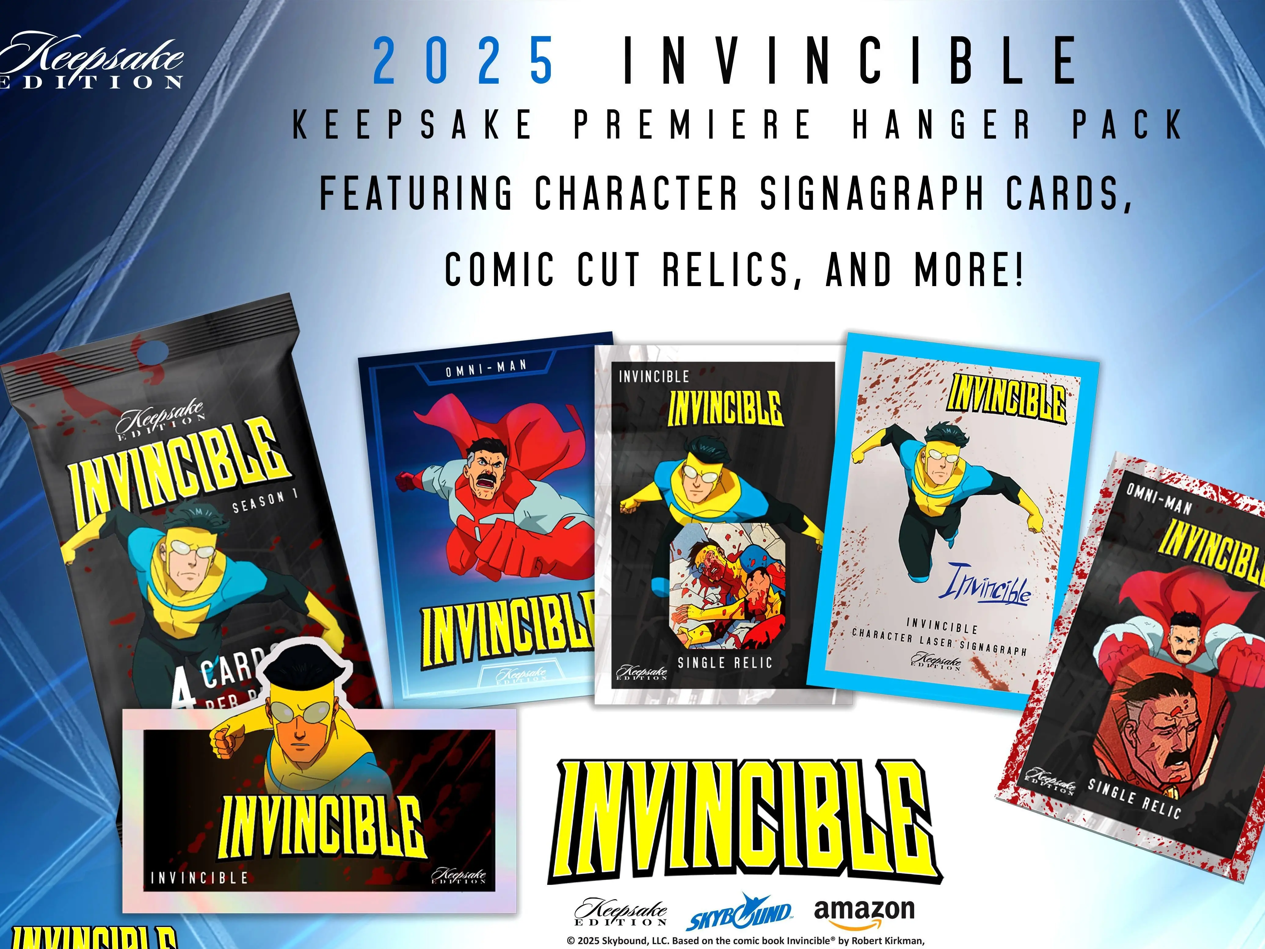 2025 Invincible Season 1 Keepsake Premiere Edition Hanger Pack - 4