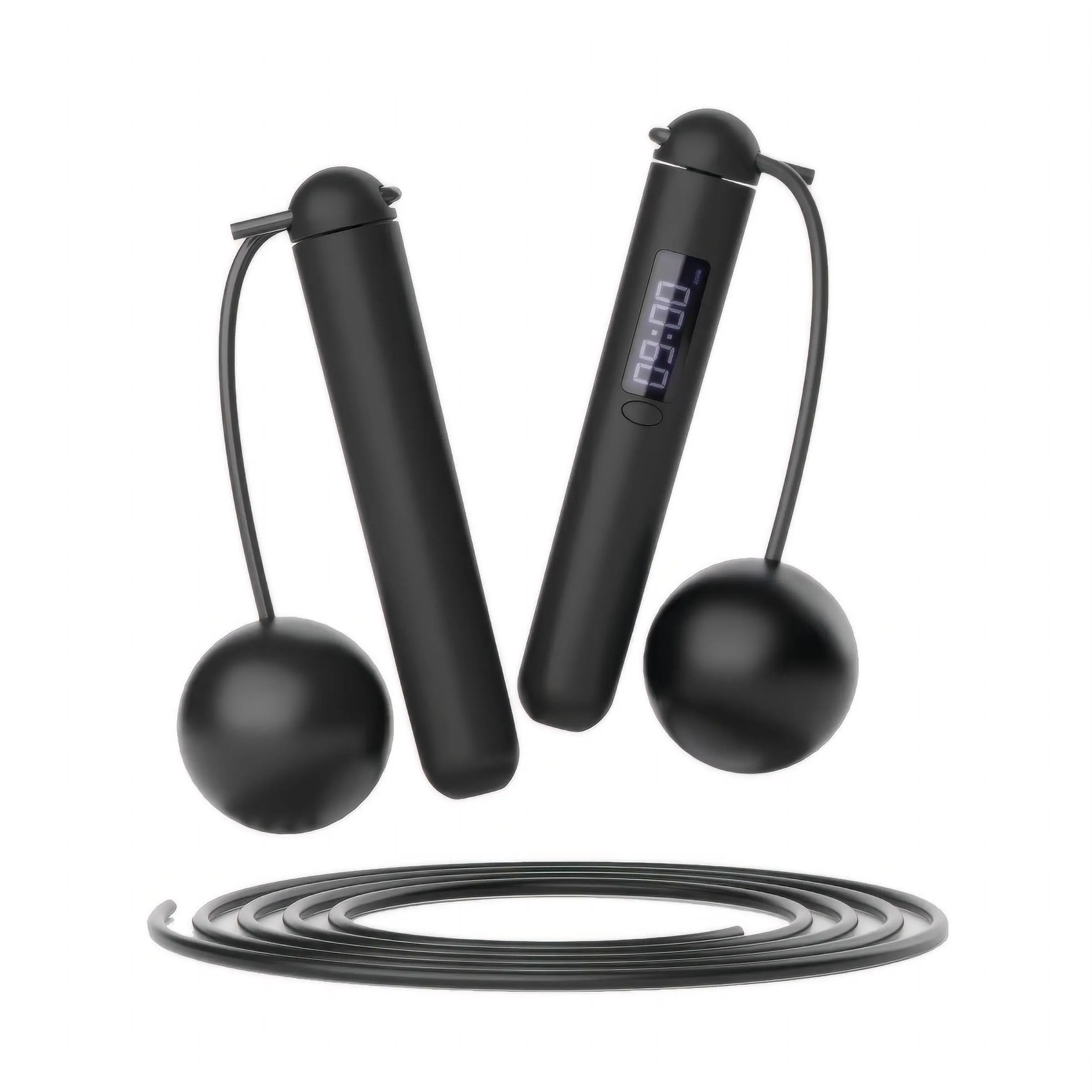 Smart Counting Jump Rope, Batteries Required Adjustable Skipping Rope with Lcd Display, Fitness Equipment for Home Gym Workout, Valentine's Day Gift, Calisthenics Tools, Gym Accessories, Jump Ropes For Fitness, Cordless jump rope, Jumping Rope