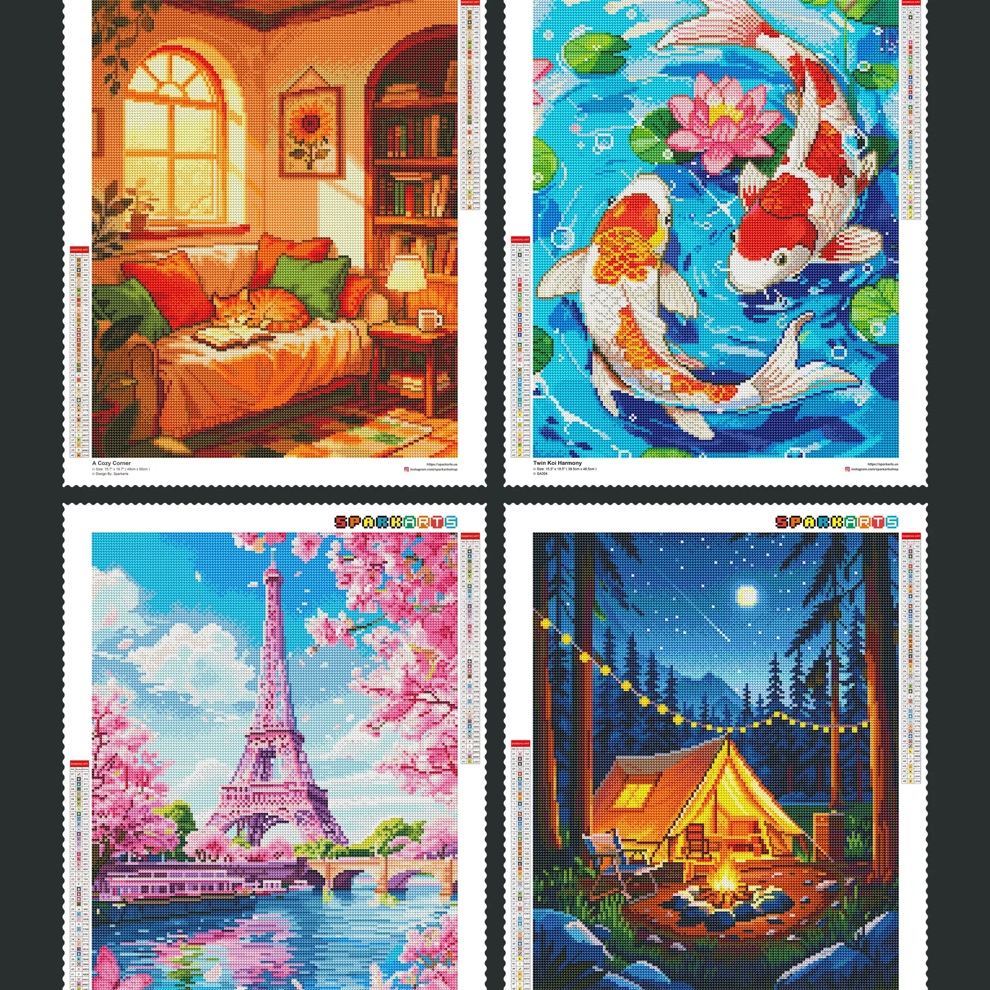 Velvet Canvas Diamond Painting Kit 40x50cm – Diamond Art for Home Decor, Gifts & Relaxation