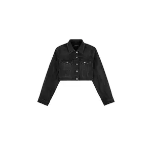 Twisted Crop All Over Crystal Jacket
