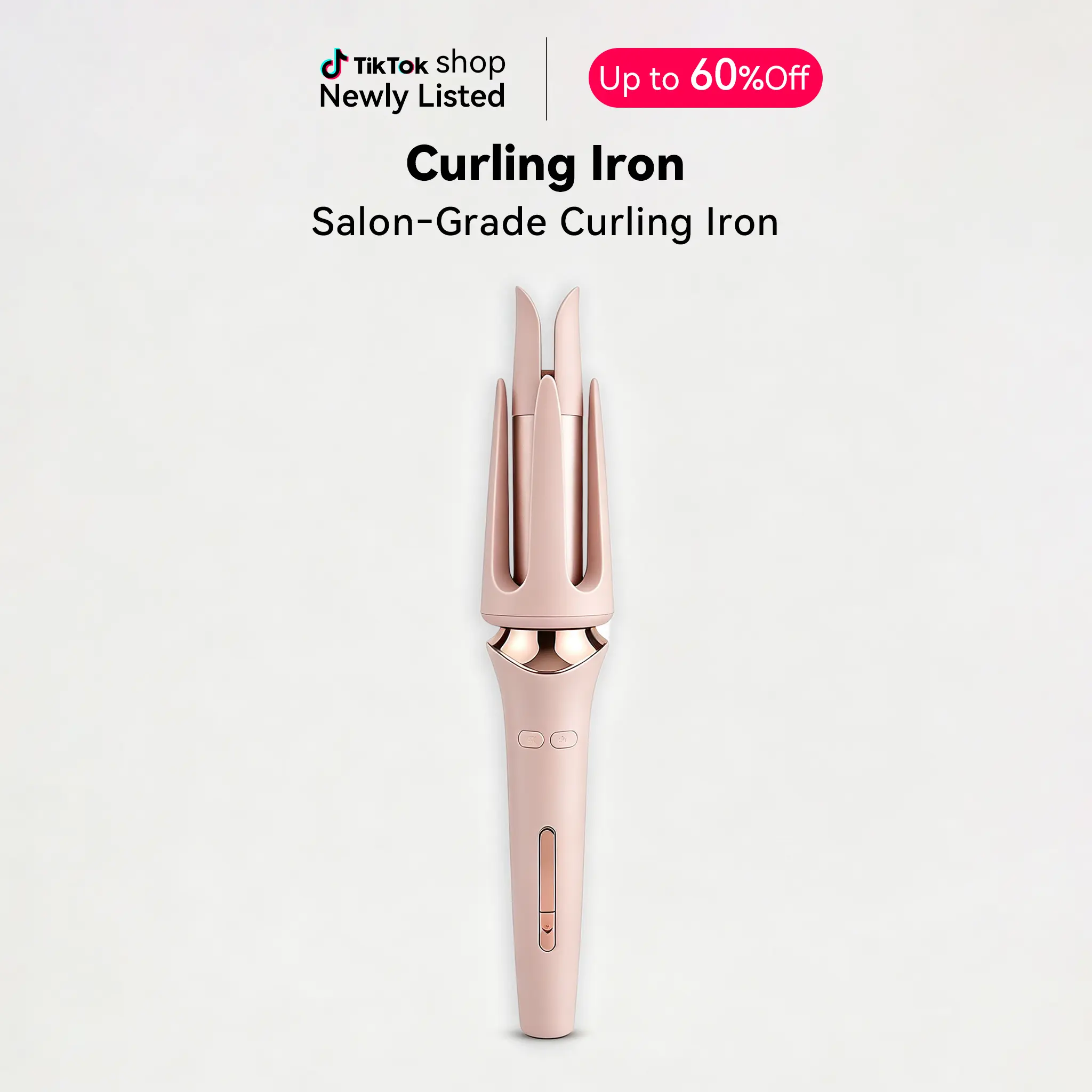 Salon-Grade Curling Iron - Professional Hair Styling Tool, TikTok Shop Newly Listed Item - Up to 60% Off