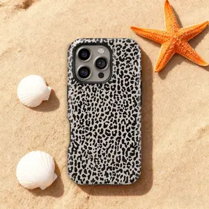 Tan Leopard  Tough Hard Phone Case