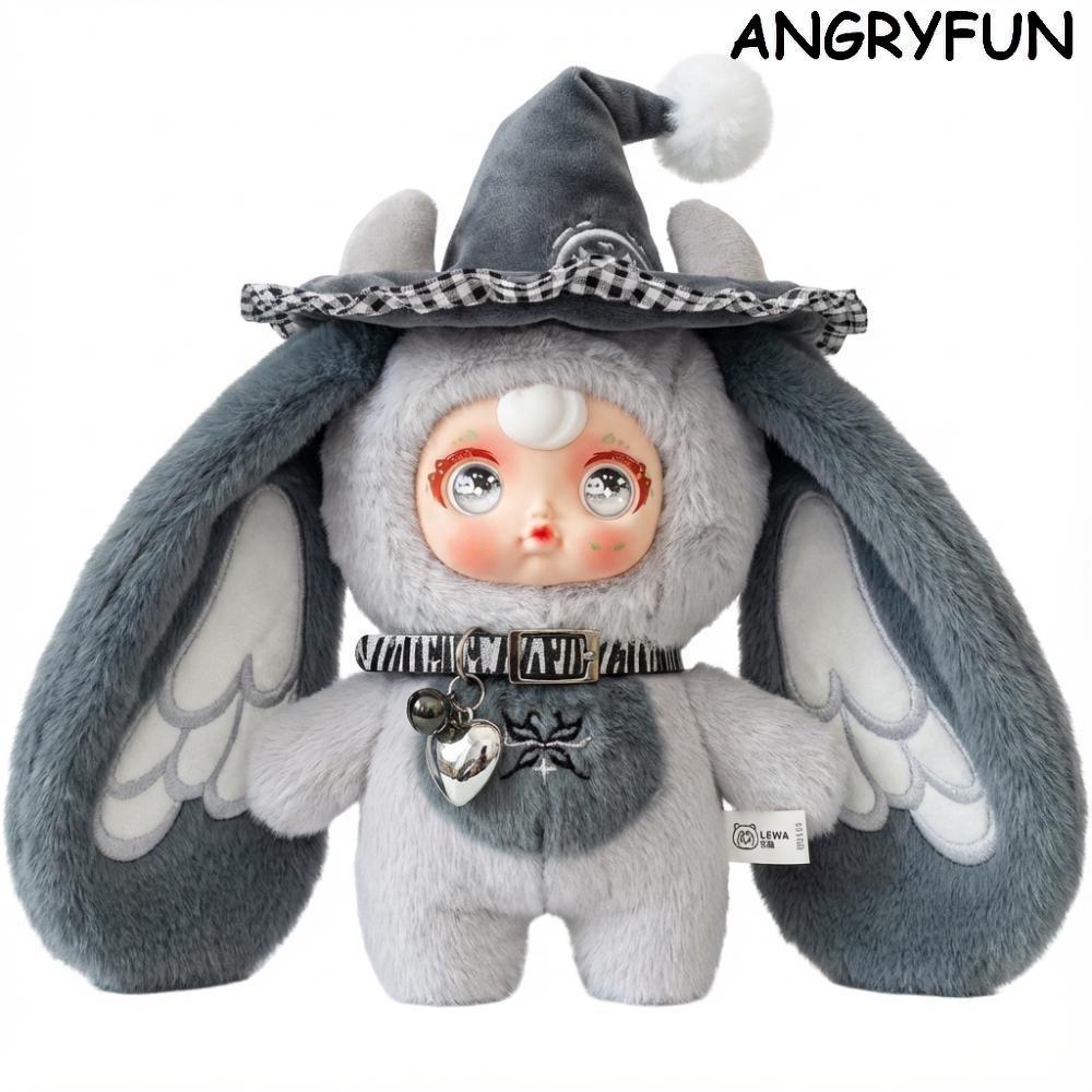ANGRYFUN Magic Witch Fantasy House Plush Blind Box – Enchanted Cottage Series Kawaii Plush Figures Cute Collectible Mystery Box Room Decor Birthday Gift Single Box (Free Random Cute Acrylic Keychain)