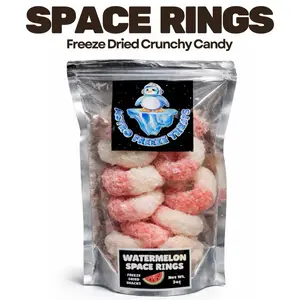 Freeze Dried Space Rings- Pick Flavor- Astro Freeze Treats- 3oz- Fruity Bonbon
