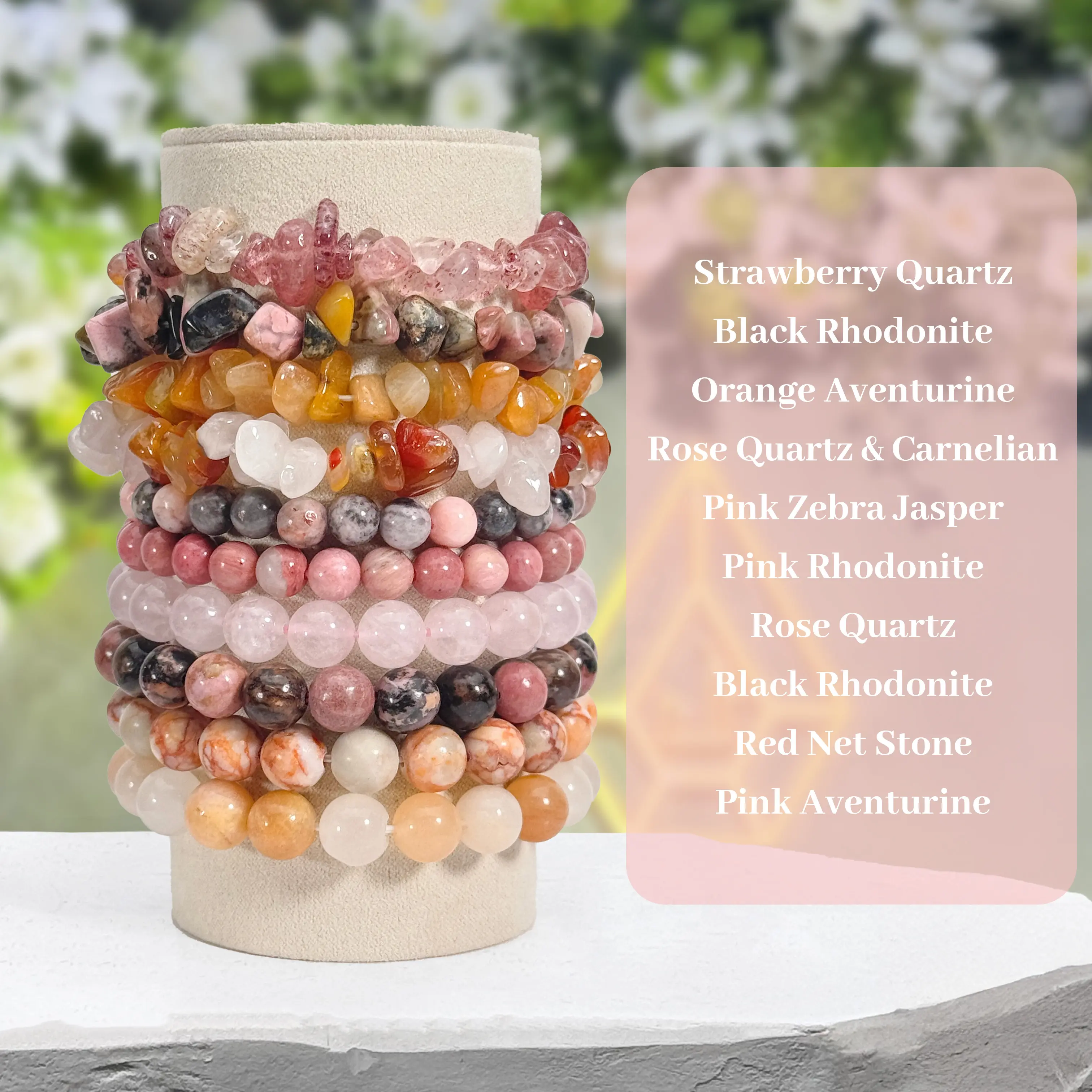 [Video Order] 10-Count Colorful Non-Natural Crystal Bracelets & Anklets, 6mm-8mm Beads & Chips