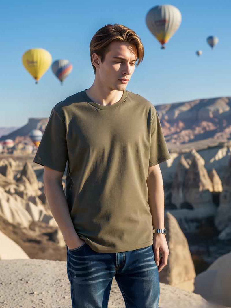 ECOTONE BLANKS 4.3 oz cotton T-Shirts  6-Pack Multi-Color Unisex Factory Direct  Soft Comfortable Solid Color Crew Neck Short Sleeve Regular Fit Menswear Multicolor Sets north west outfits 2026 happynewyear