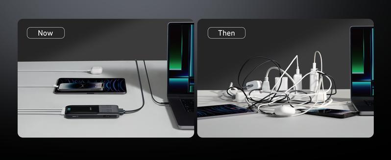 Anker Prime 6-in-1 USB C Charging Station, 140W Compact Power Strip for Work and Travel, 5 ft Detachable Extension Cord with 6 Ports, for iPhone 15/15 Plus/15 Pro/15 Pro Max(Non-Battery, Non-Wireless)