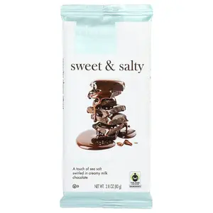 Chuao Chocolatier Milk Chocolate Bar, Sweet & Salty, 2.8 oz (80 g)
