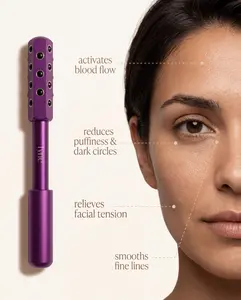 Beauty Sculptor Roller for Face, Uplifting Facial Massager for Skin Firming and Glow Radiance Smooth