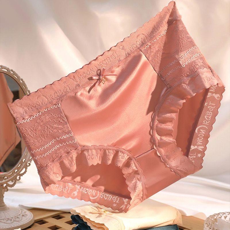 Women’s lace mid-rise briefs, 18-pack — minimalist solid color, seamless, soft and breathable for all seasons; women’s underwear/casual winter wear; versatile everyday style; basic minimalist fabric; elegant, fashionable design for winter